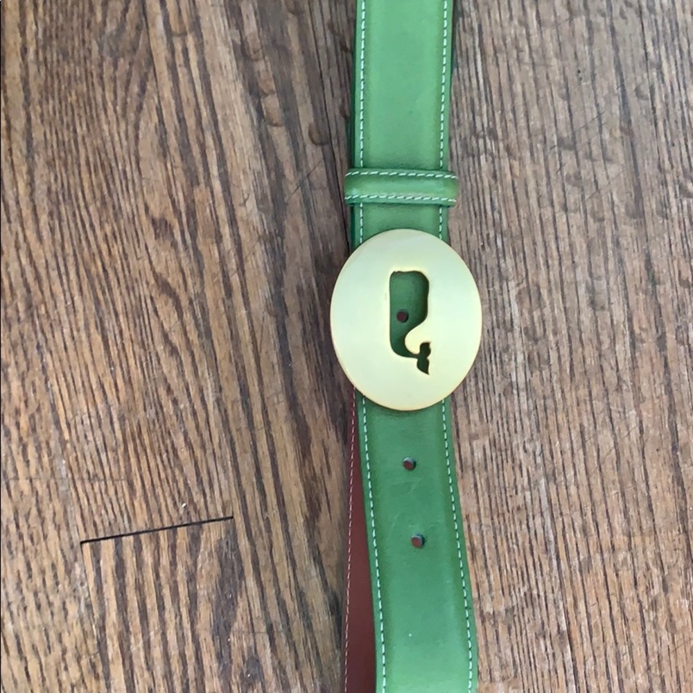Women’s Vineyard Vines Belt Green M